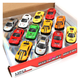 Die Cast 12 Parça Metal Küçük Araba Seti